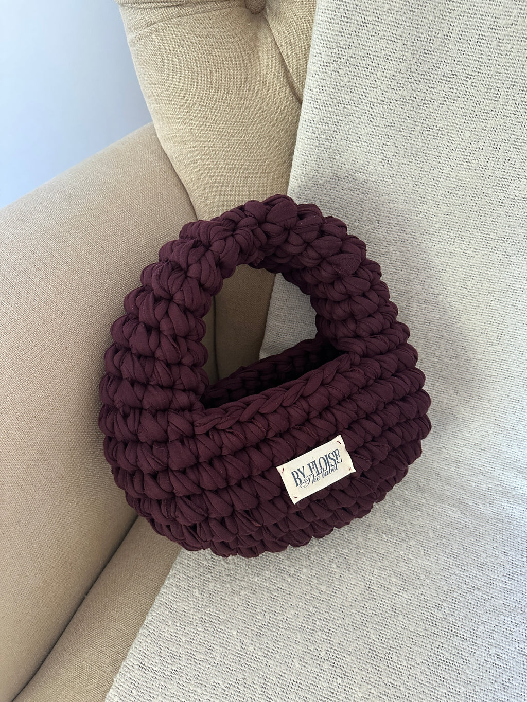 Mulberry Wine Nest Bag