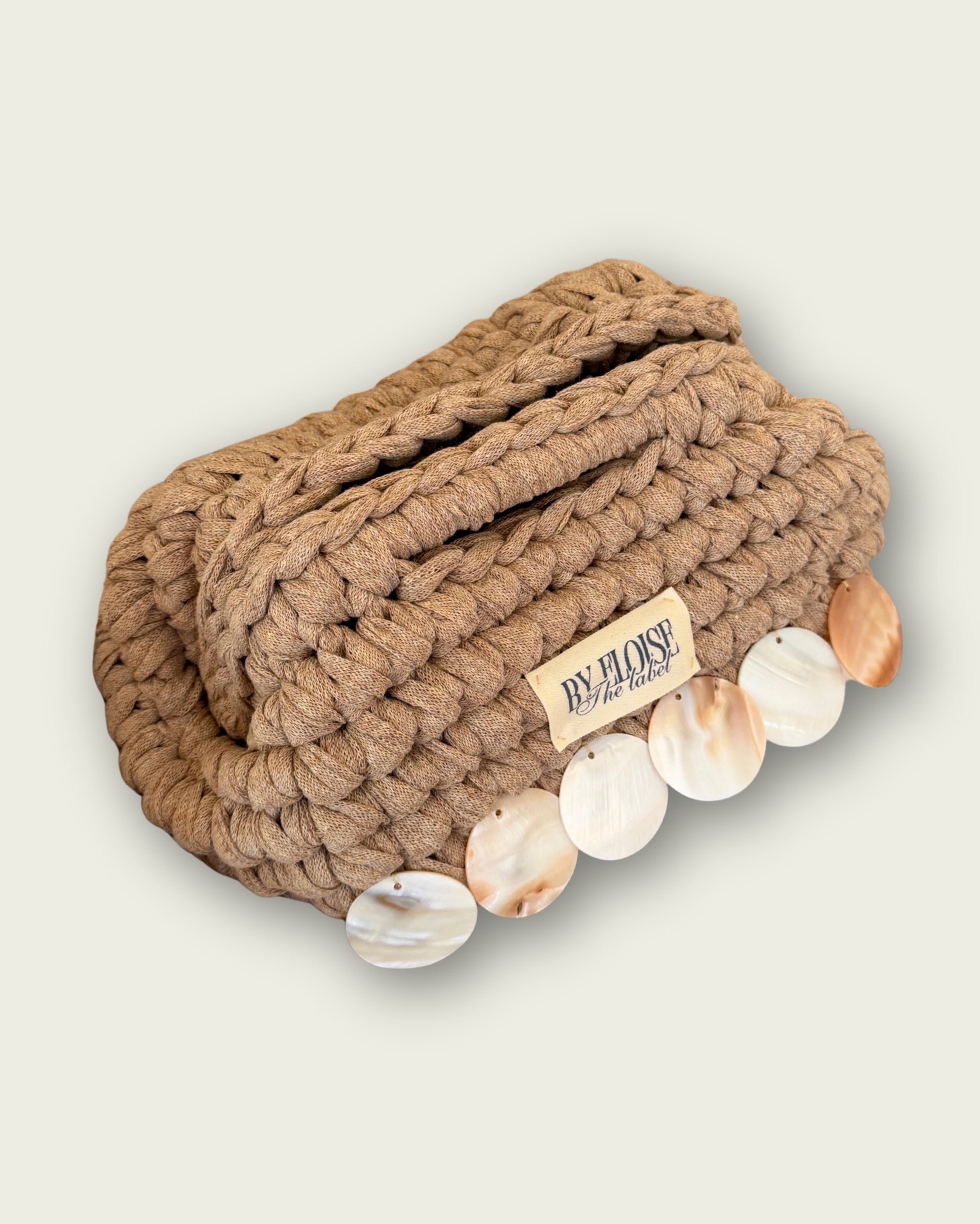 Cotton Pearl Clutch