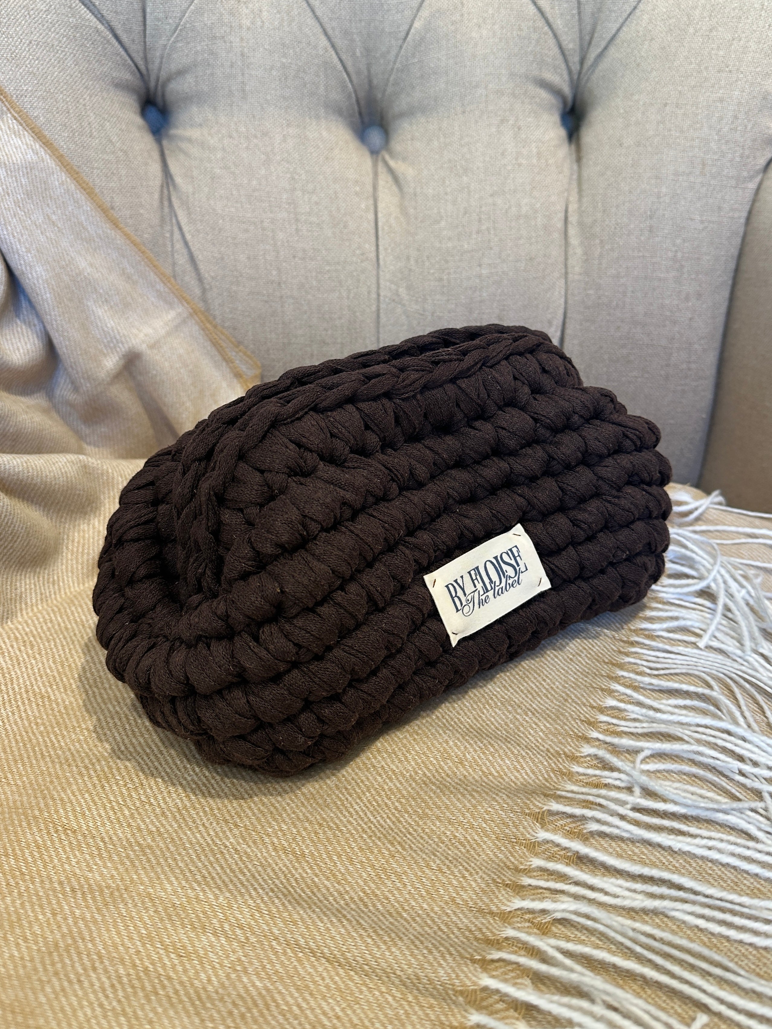 Expresso Cotton Clutch