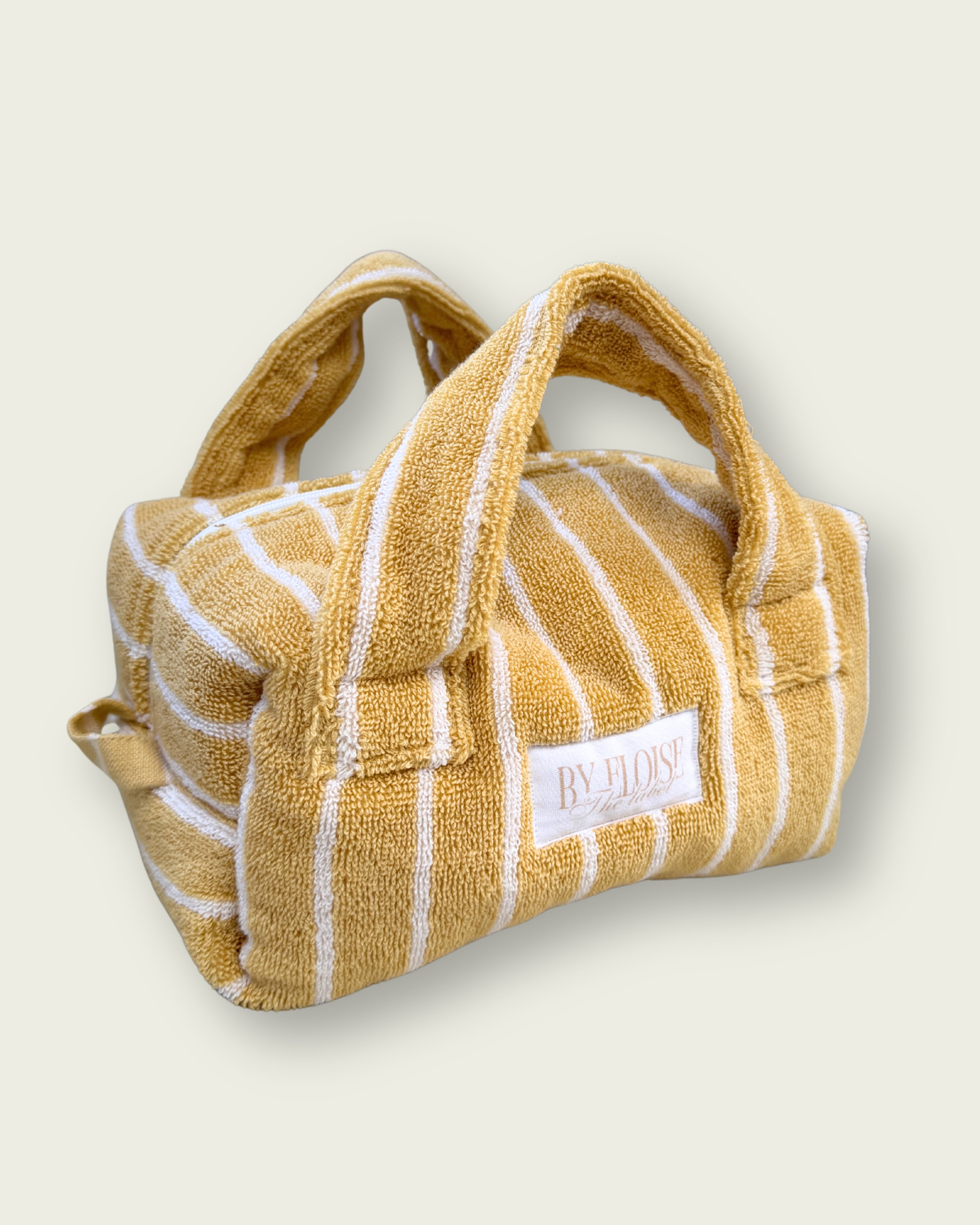 Mini Towel bag - Lemon stripe ONE WEEK DISPATCH