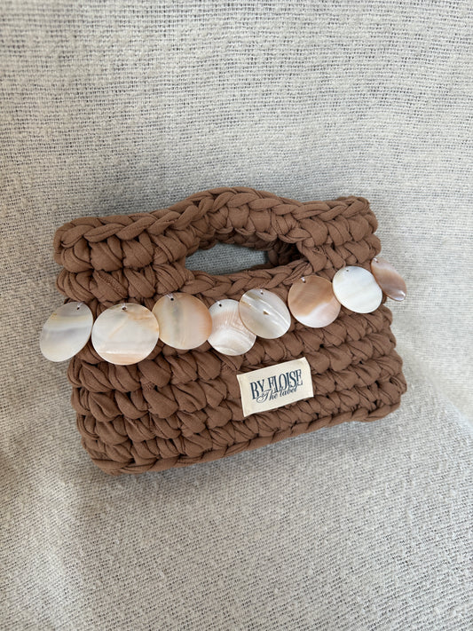 Brown pearl bag
