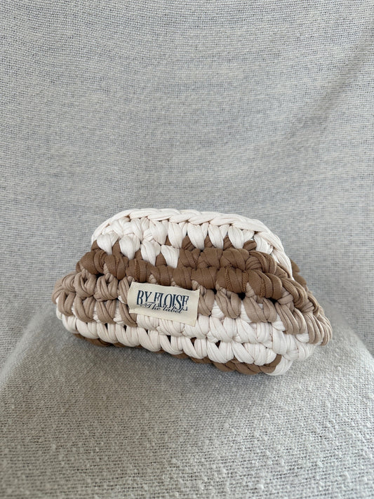 Latte Swirl Clutch