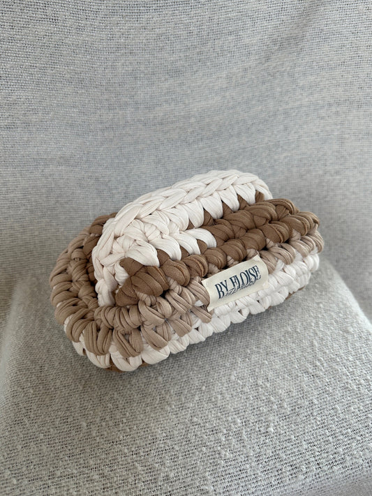 Latte Swirl Clutch