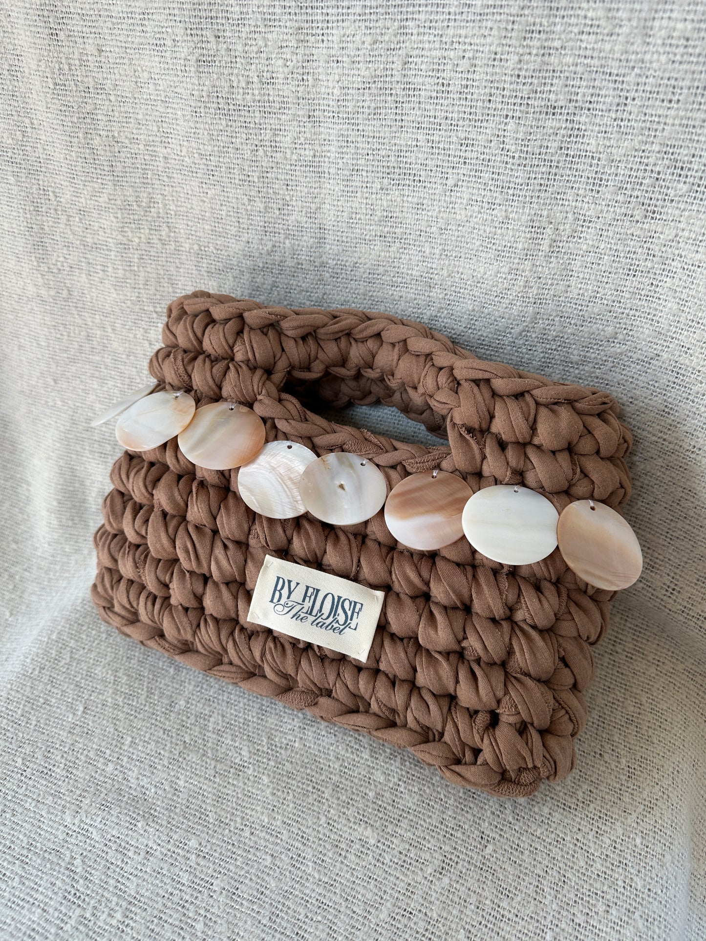 Brown pearl bag