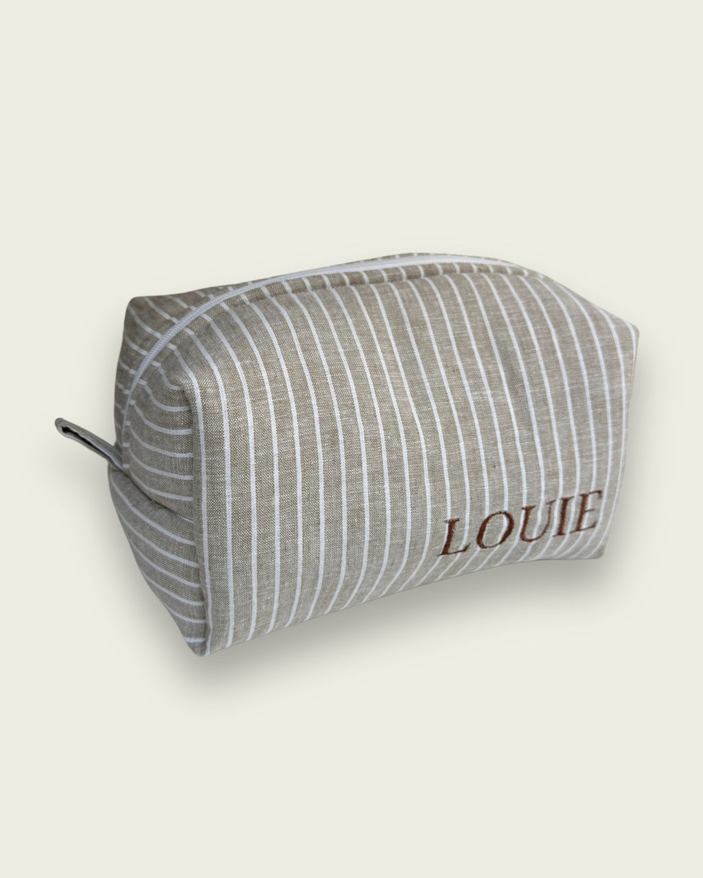 Stripe linen cotton